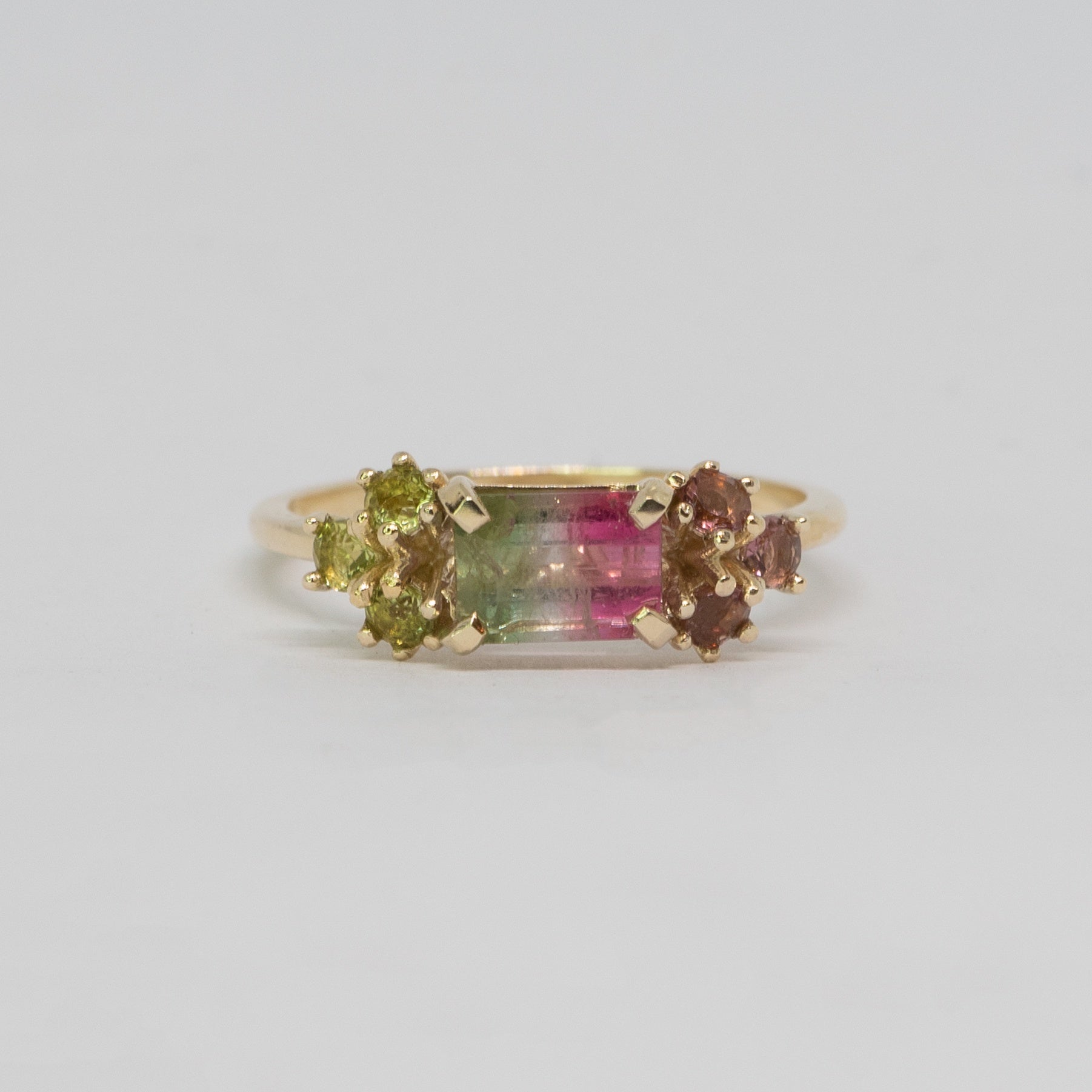 Une - Bespoke - Petite Watermelon Cluster Ring – Comune Gallery