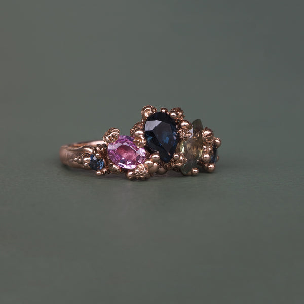 Eloise Falkiner - Bespoke Neptune Sapphire Ring