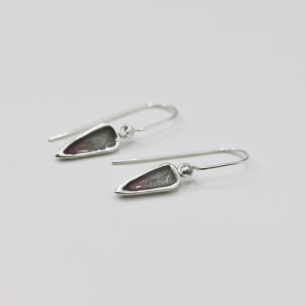 Emily Chandler - Violet Aurora drop earrings