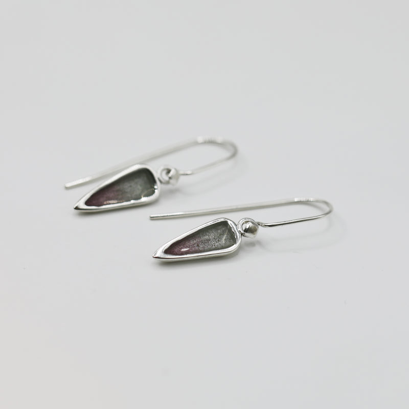 Emily Chandler - Violet Aurora drop earrings