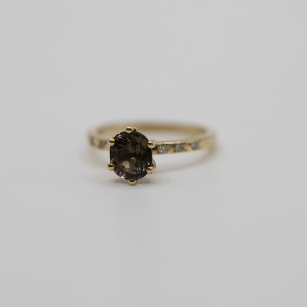 Une - Bespoke - Tourmaline Solitaire Ring