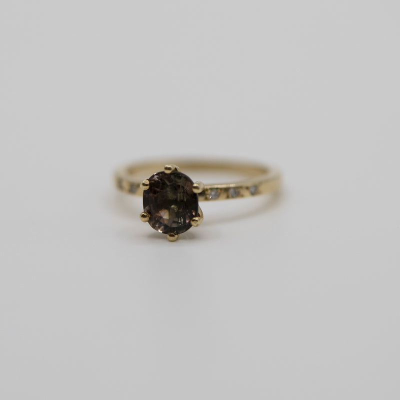 Une - Bespoke - Tourmaline Solitaire Ring