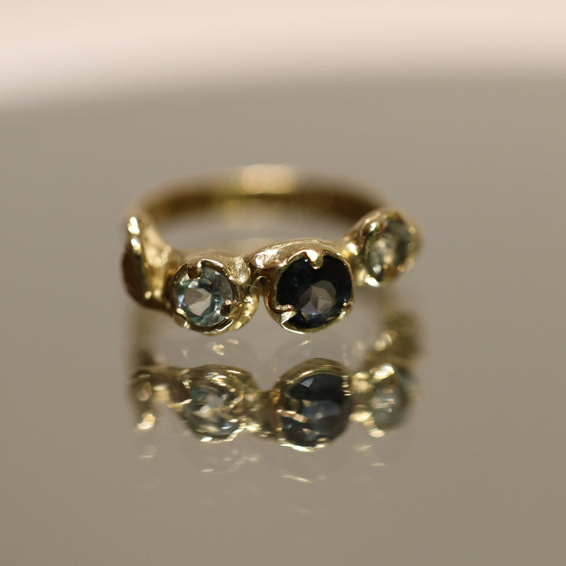 SGS Jewellery - Bespoke Blue Rosalie Ring