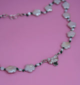 SGS Jewellery - Bespoke - Daisy Chain Pearl & Sapphire Necklace