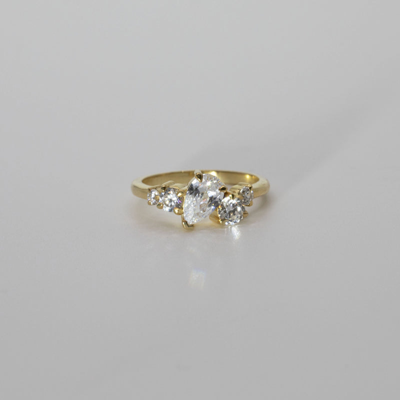 Comune - Diamond Cluster Ring 2