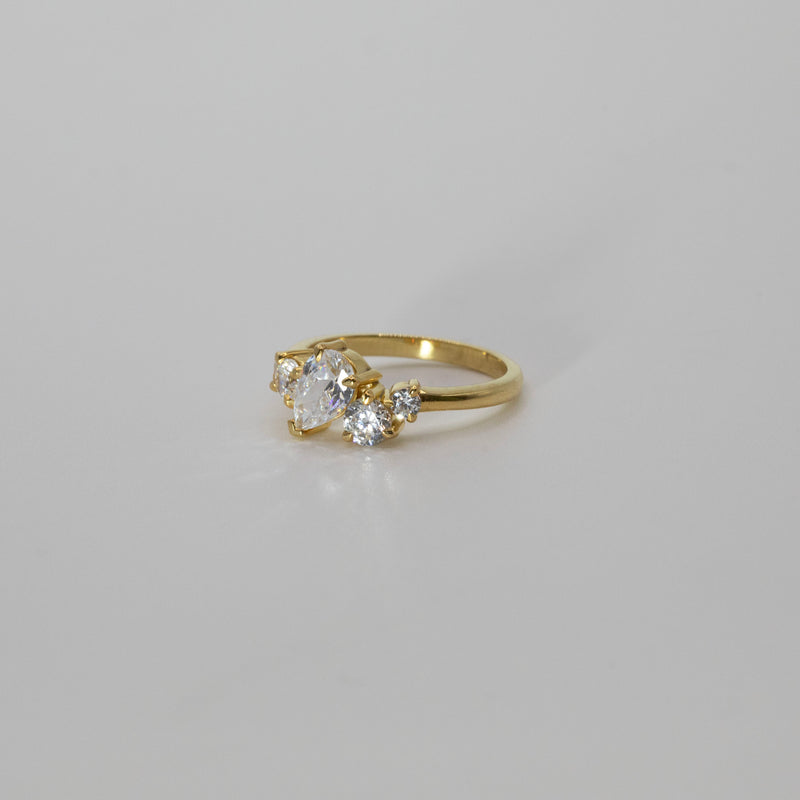 Comune - Diamond Cluster Ring 2