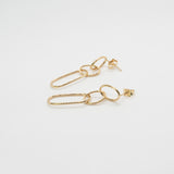 Comune - Minimalist Collection - Paper Clip Oval Drop Earrings