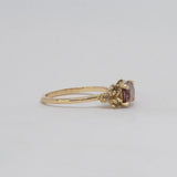 Une - Bespoke - Pink and White Bicoloured Tourmaline Ring