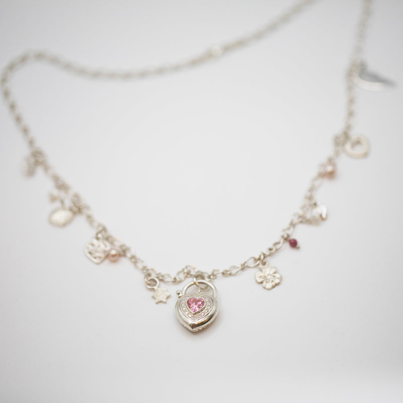 SGS Jewellery - Bespoke Pink Charm Necklace