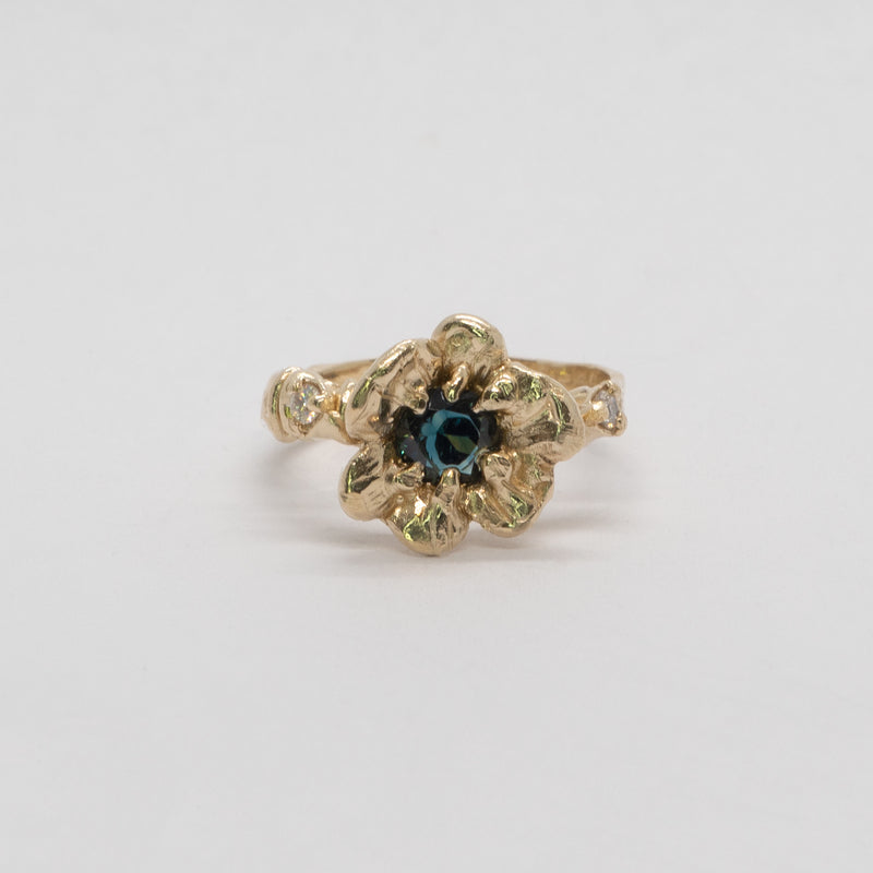 SGS Jewellery - Bespoke - Sapphire Pansy Ring