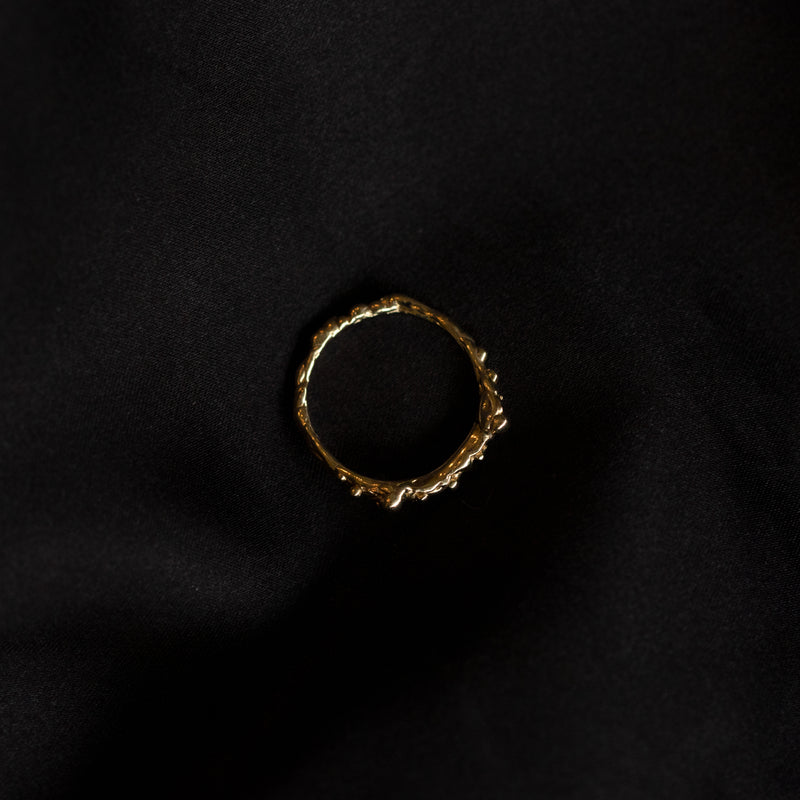 Eloise Falkiner - Thetis - Arched Seafoam Ring