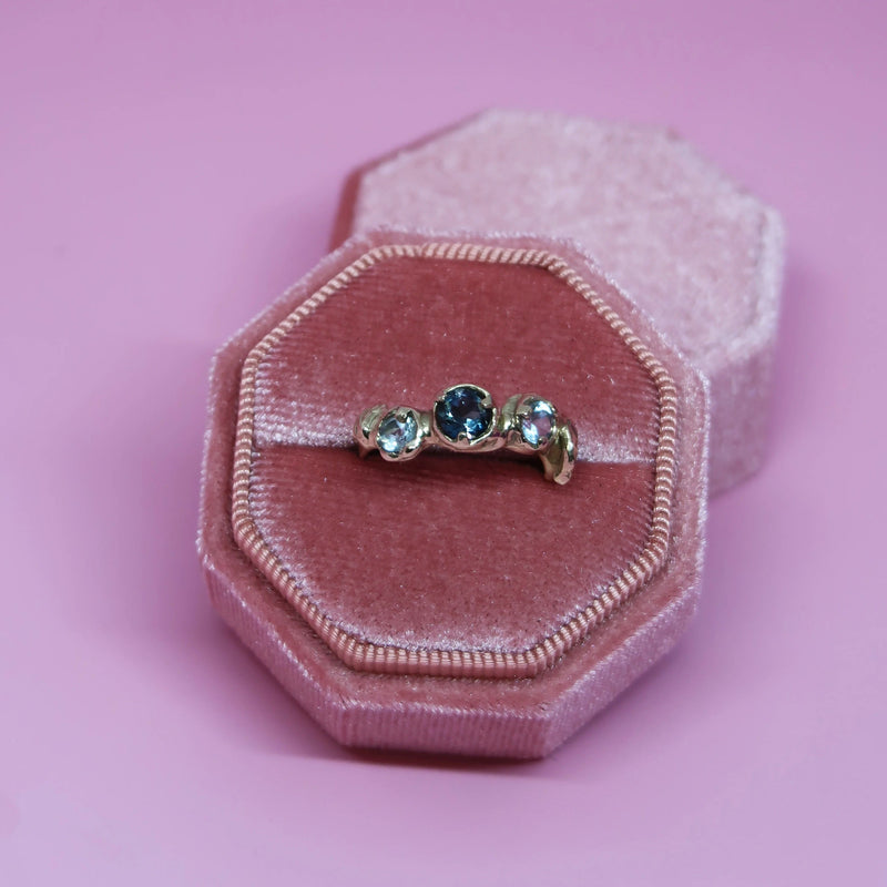 SGS Jewellery - Bespoke Blue Rosalie Ring