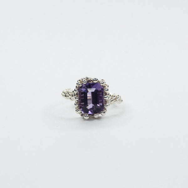 Serpent Rouge - Large Amethyst Bubble Ring