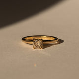 Benjamin Rose - Bespoke Champagne Diamond Solitaire Ring