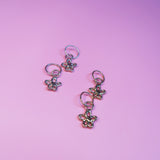 SGS Jewellery - Flirty Flower Hoops