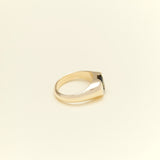 Jacqueline Nguyen Jewellery - Channel Set Signum - 9ct Yellow Gold with Australian Parti Sapphire
