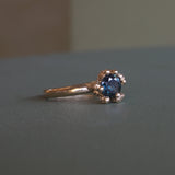 Eloise Falkiner - Sapphire Solitaire Rockpool Ring