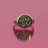 Une. - Asteria - Amethyst Ring