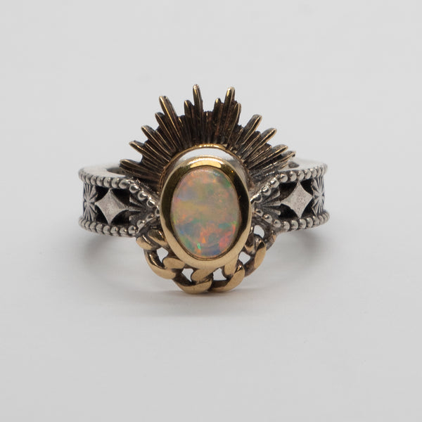 Halo & Hurt - The Erte ring with Opal