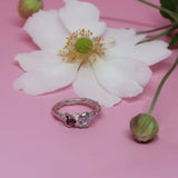 SGS Jewellery - Bespoke Garnet & Topaz Ring