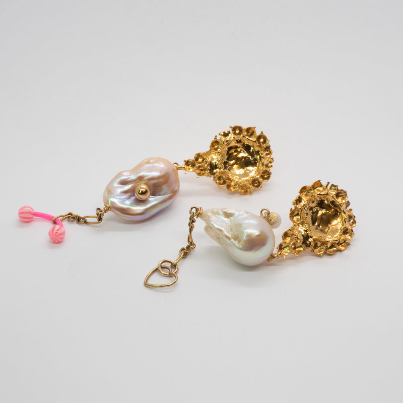 Sacreflux - Golden Decay Earrings