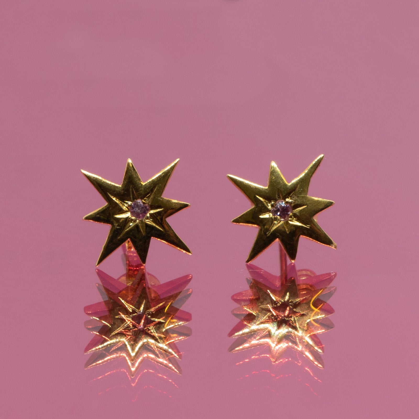 Une - Asteria - Northern Star Earrings – Comune Gallery